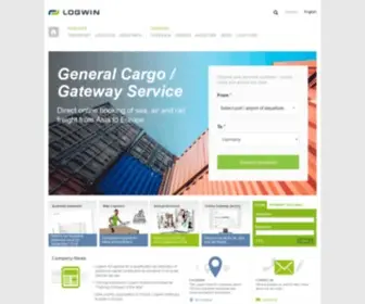Logwin-Logistics.com(Logwin Logistics) Screenshot