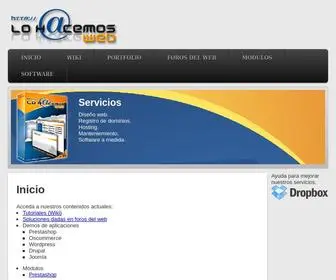 Lohacemosweb.net(Lo Hacemos Web) Screenshot