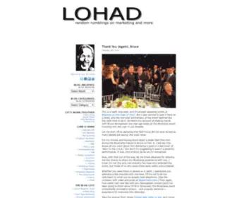 Lohad.com(Random rumblings on marketing and more) Screenshot