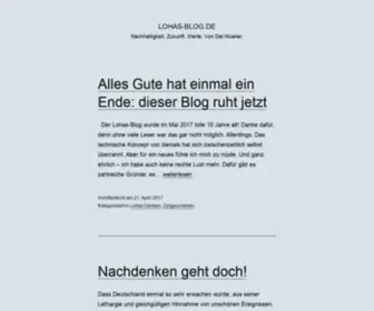 Lohas-Blog.de(Diät) Screenshot