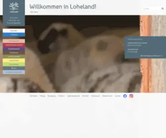 Loheland.de( Startseite ) Screenshot