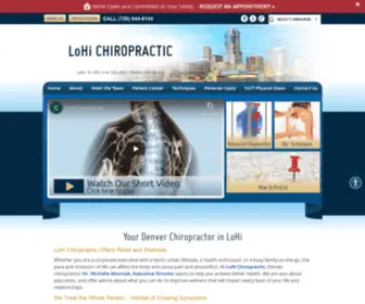 Lohichiropractic.com(Denver Chiropractor) Screenshot