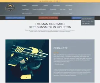 Lohmangunsmith.com(Best Gunsmith in Houston) Screenshot