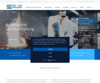Lohn-AG.de(Lohnabrechnung & Gehalt Outsourcing) Screenshot