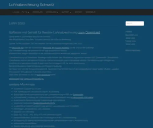 Lohnabrechnungen.ch(DIE Lohnsoftware) Screenshot