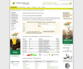 Lohnhersteller.com(Lohnhersteller Lohnherstellung) Screenshot