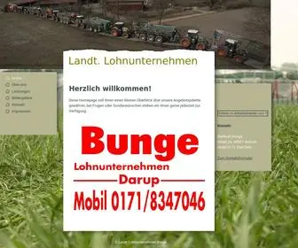 Lohnunternehmen-Bunge.de(Lohnunternehmen Bunge) Screenshot