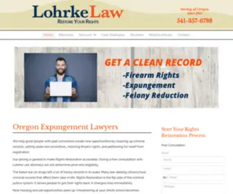 Lohrkelaw.com(Lohrke Law) Screenshot