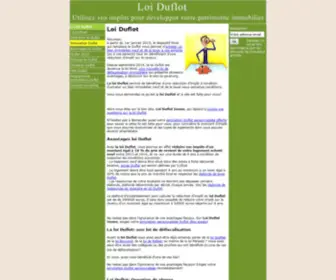Loi-Duflot-Immo.com(Loi Duflot) Screenshot