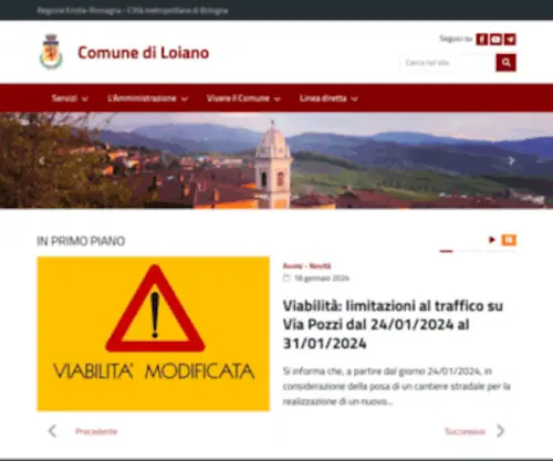 Loiano.eu(Comune di Loiano) Screenshot