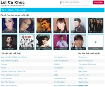 Loicakhuc.com(Lời ca khúc) Screenshot