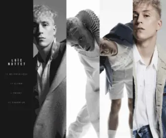 Loicnottet.com(Loïc Nottet) Screenshot