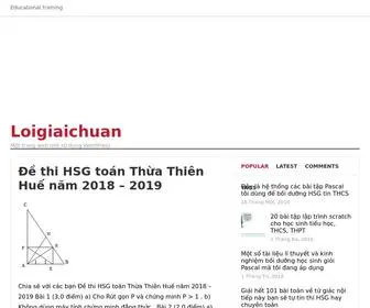 Loigiaichuan.com(Ng WordPress) Screenshot