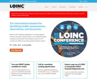 Loinc.org(Home – LOINC) Screenshot