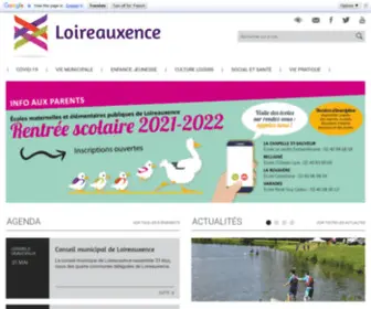 Loireauxence.fr(Mairie de Loireauxence (44)) Screenshot