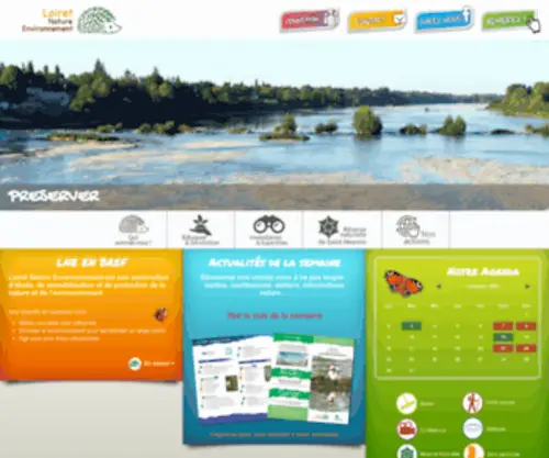 Loiret-Nature-Environnement.org(Accueil) Screenshot