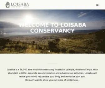 Loisaba.com(Loisaba Conservancy) Screenshot