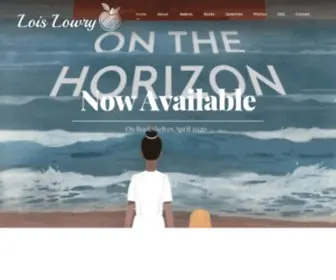 Loislowry.com(Lois Lowry) Screenshot