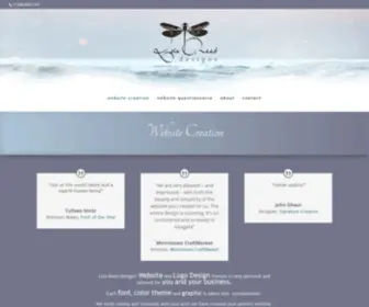 Loisreed.com(Artistic Website Design) Screenshot