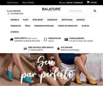 Lojabalatore.com.br(Balatore Shoes) Screenshot