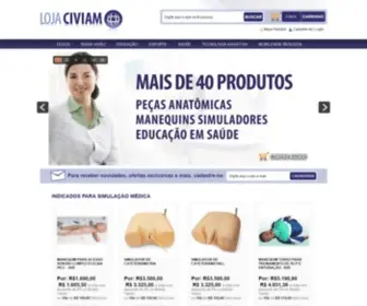 Lojaciviam.com.br(Loja Civiam) Screenshot