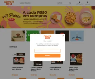 Lojacomerbem.com.br(Loja Comer Bem) Screenshot