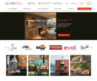 Lojadecorgrill.com.br(Churrasqueiras Gourmet e Lareiras Decorgrill) Screenshot