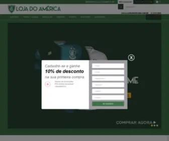 Lojadoamericamg.com.br(Loja do América) Screenshot