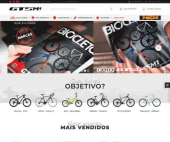 Lojagtsm1.com.br(GTSM1 A Maior Loja online de Bicicletas do Brasil) Screenshot