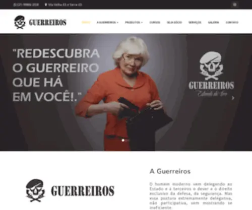 Lojaguerreiros.com.br(Guerreiros) Screenshot