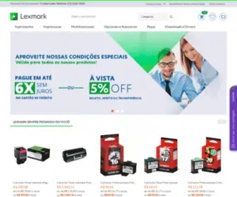 Lojalexmark.com.br(Revenda Oficial Lexmark) Screenshot