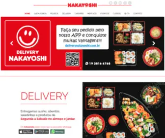 Lojanakayoshi.com.br(Nakayoshi Restaurante Japonês Indaiatuba/Sorocaba) Screenshot