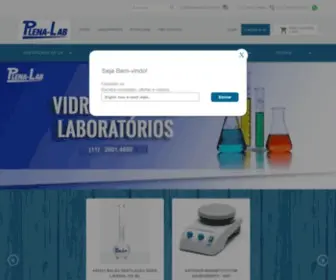 Lojaplenalab.com.br(Plena-Lab Vidros para Laboratório) Screenshot