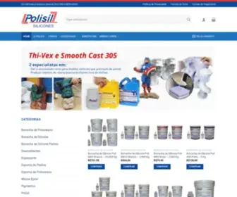 Lojapolisil.com.br(Polisil Silicones) Screenshot