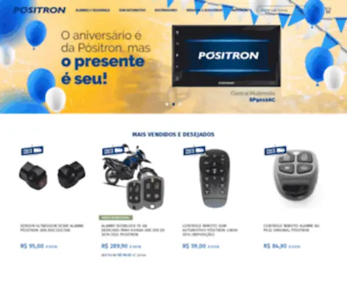 Lojapositron.com.br(Alarme automotivo) Screenshot