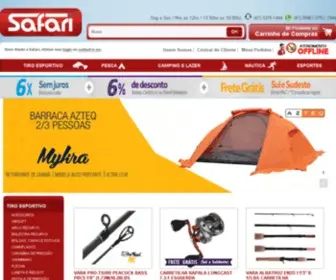 Lojasafari.com.br(Pesca, Camping, Tiro Esportivo e Lazer) Screenshot