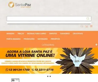 Lojasantapaz.com.br(Santa Paz) Screenshot