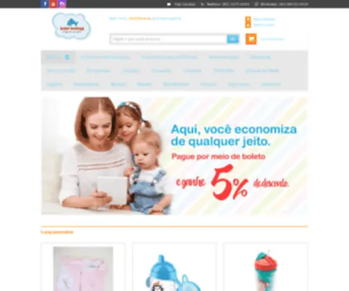 Lojasbabycenter.com.br(Baby Center) Screenshot
