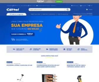 Lojascertel.com.br(Página Inicial) Screenshot