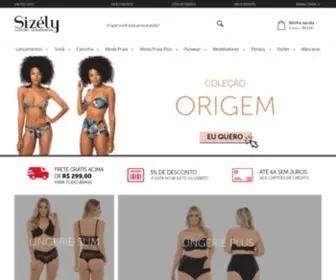 Lojasizely.com.br(Sizely Luxury Underwear) Screenshot