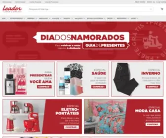 Lojasleader.com.br(Página Inicial) Screenshot