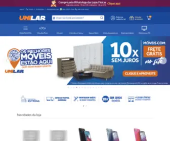 Lojasunilar.com.br(Lojas Unilar) Screenshot