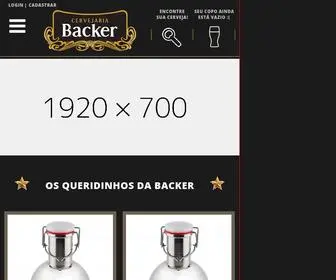 Lojavirtualbacker.com.br(Cervejaria Backer) Screenshot