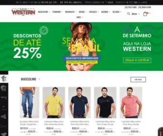 Lojawestern.com.br(Roupas, Botas, Selaria e Equipamentos) Screenshot