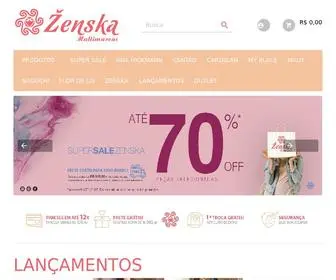 Lojazenska.com.br(Top marcas de roupas femininas reunidas aqui na loja Zenska Multimarcas) Screenshot