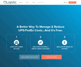 Lojistic.com(Parcel & Freight Audit Services) Screenshot