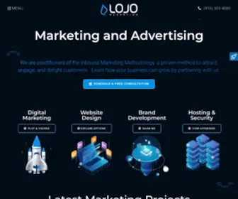Lojogroup.com(Professional Sacramento Web Design and Internet Marketing) Screenshot