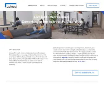 Lokaal.space(Modern coworking & shared hot desk space on St. Clair West in Toronto) Screenshot