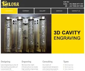 Lokacncengraving.com(Loka Engraving) Screenshot