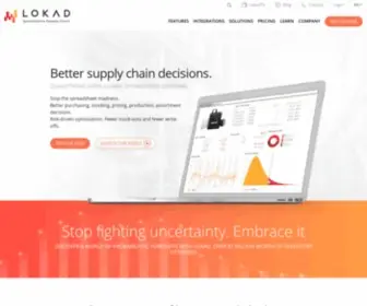 Lokad.com(Quantitative Supply Chain) Screenshot